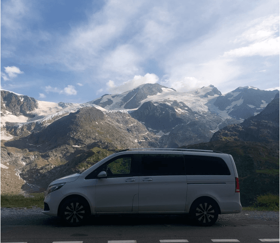 Car in mountain